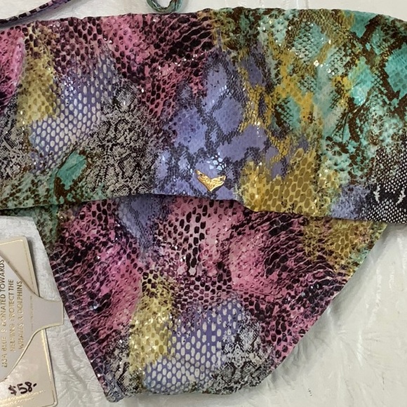 Lisa Blue RAINBOW SERPENT bikini - multi (#24) - Picture 13 of 14